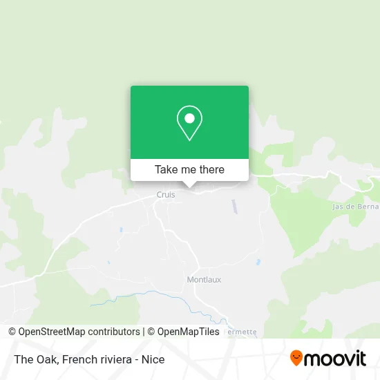 Le Chêne map