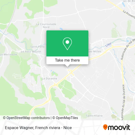 Espace Wagner map