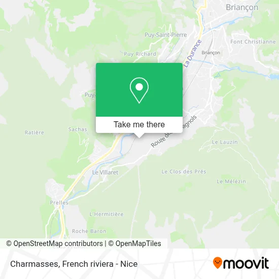 Charmasses map