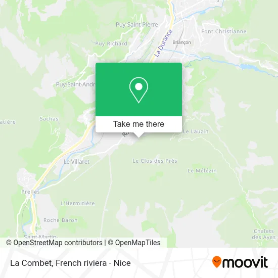 La Combet map