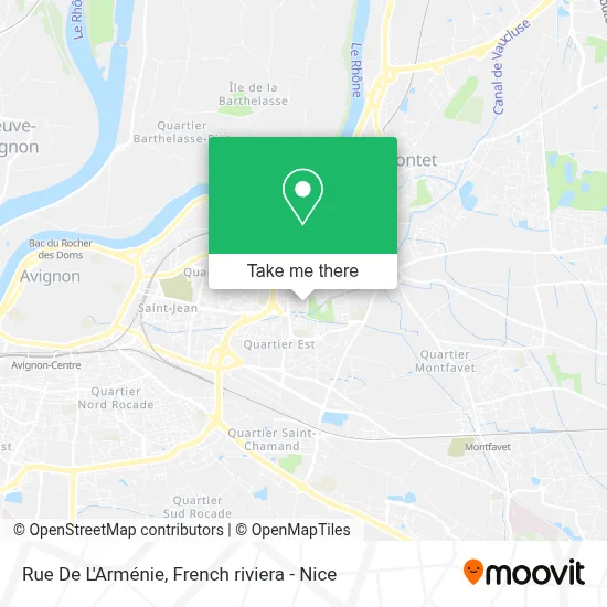 Rue De L'Arménie map