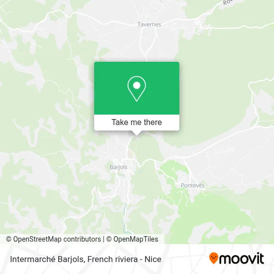Intermarché Barjols map