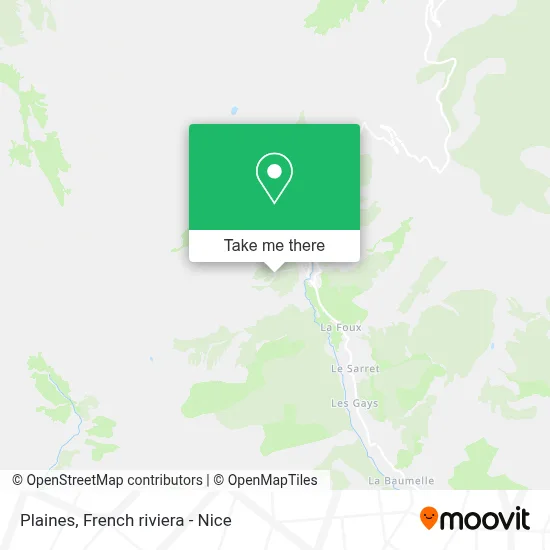 Plaines map