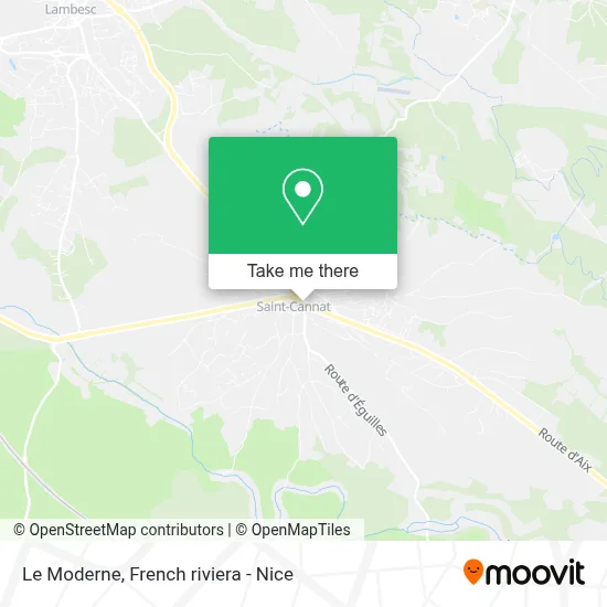 Le Moderne map