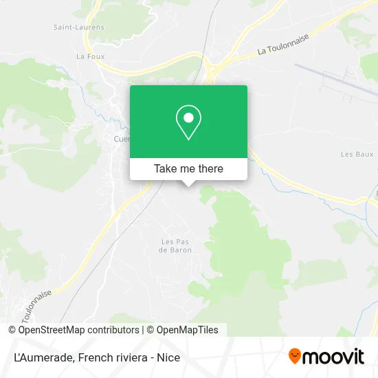 L'Aumerade map