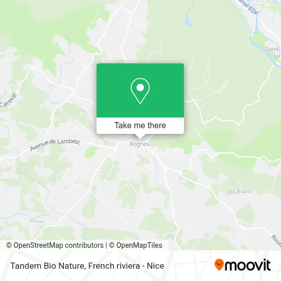 Tandem Bio Nature map