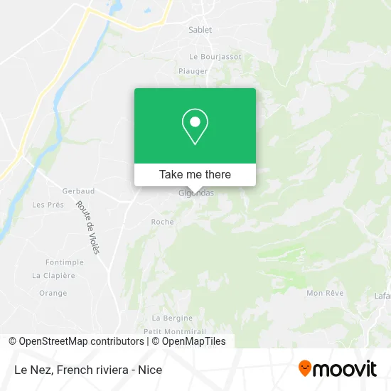 Le Nez map