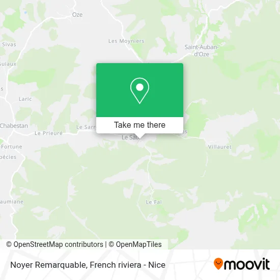 Noyer Remarquable map