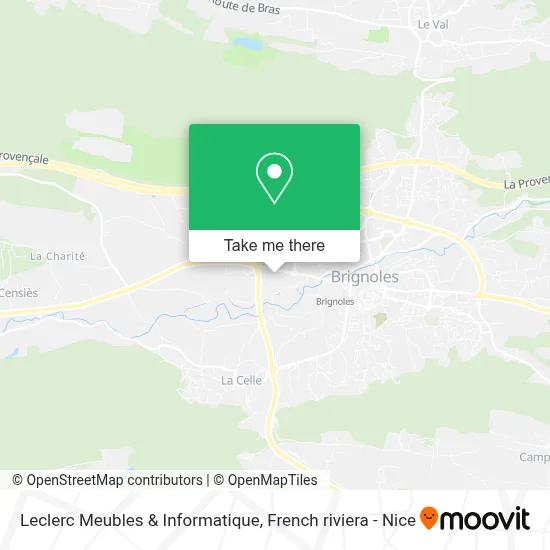 Leclerc Meubles & Informatique map