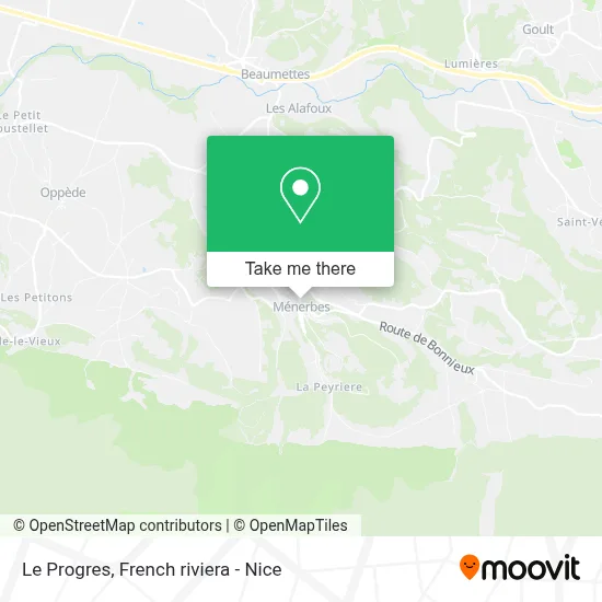 Le Progres map