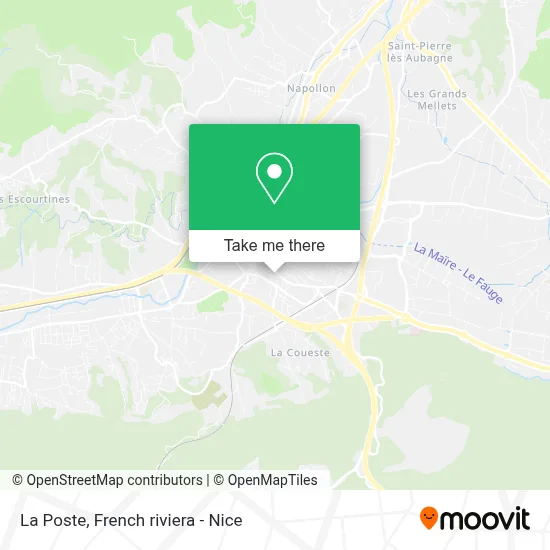 La Poste map