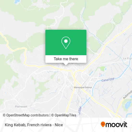 King Kebab map