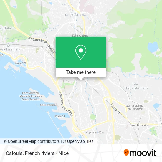 Caloula map