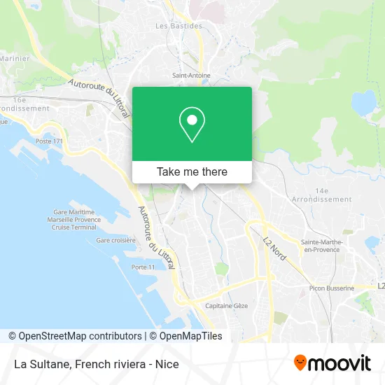 La Sultane map