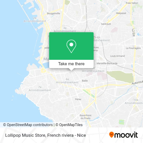 Lollipop Music Store map