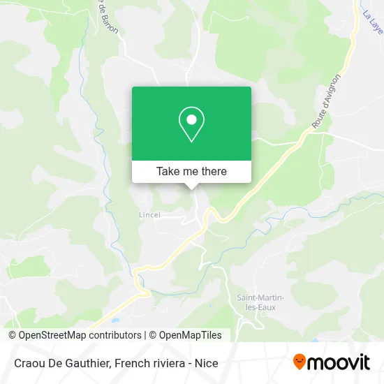 Craou De Gauthier map