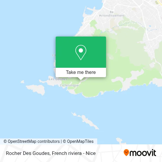 Rocher Des Goudes map