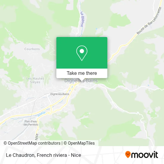 Mapa Le Chaudron