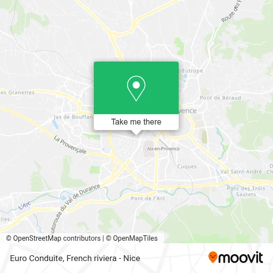 Euro Conduite map