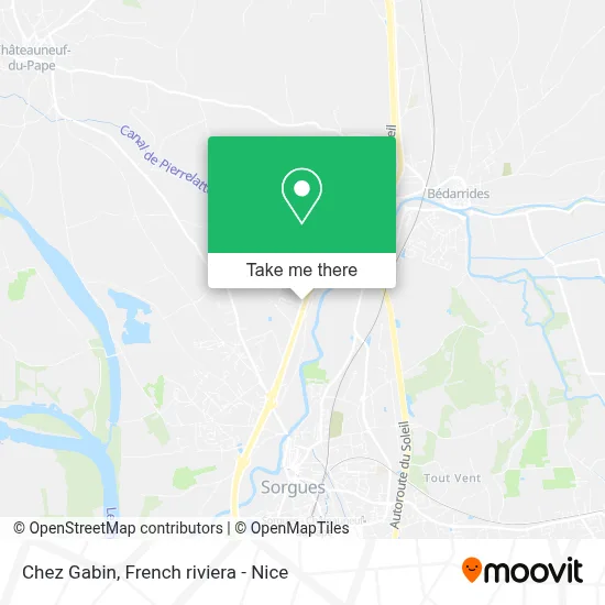 Chez Gabin map
