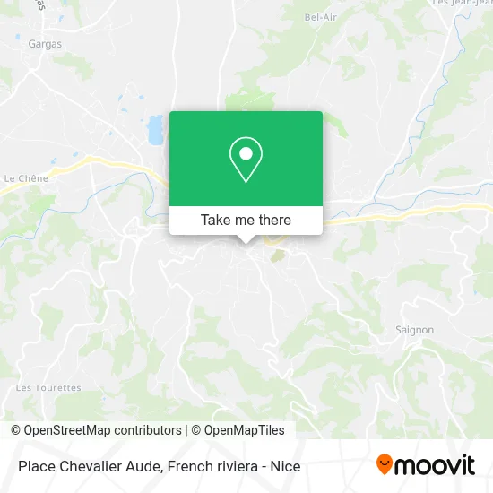 Place Chevalier Aude map