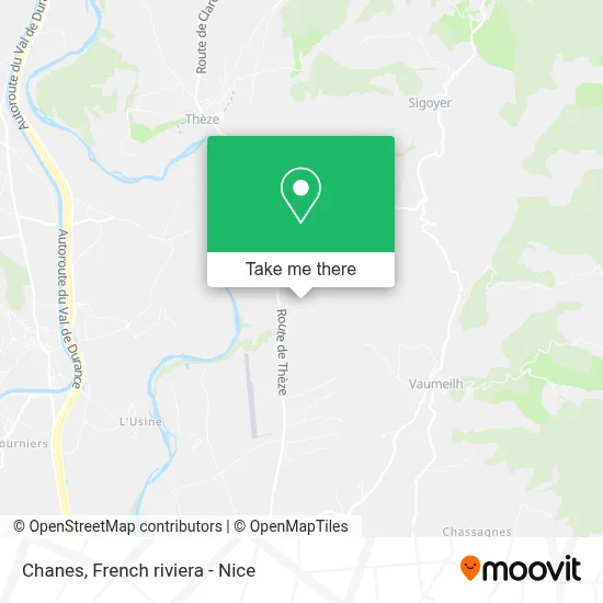 Chanes map