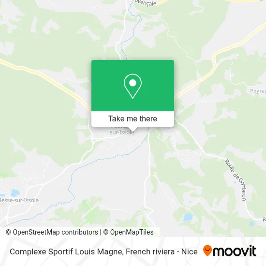 Complexe Sportif Louis Magne map