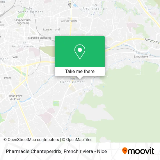 Pharmacie Chanteperdrix map