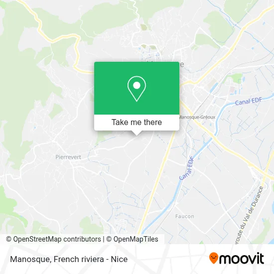 Manosque map
