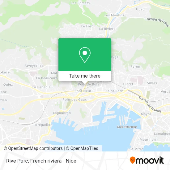 Rive Parc map