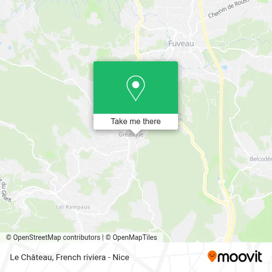 Le Château map