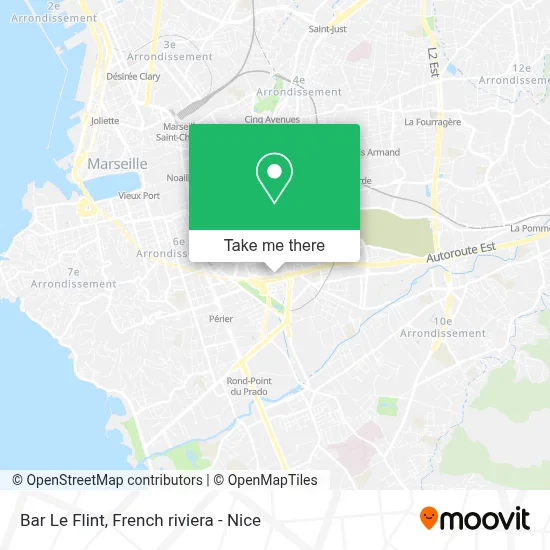 Bar Le Flint map