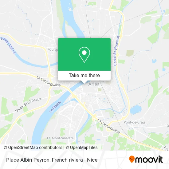 Place Albin Peyron map