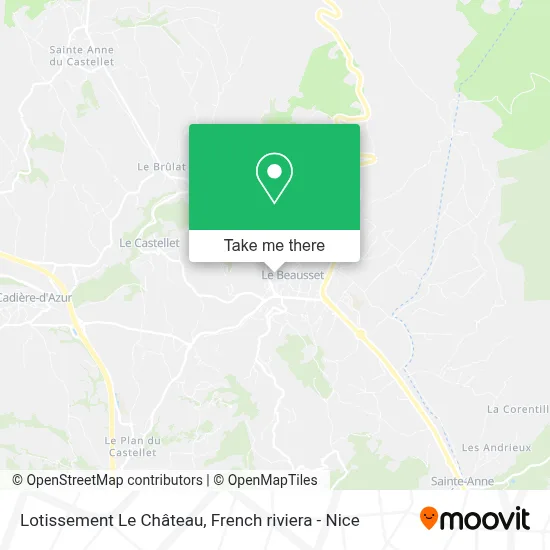 Lotissement Le Château map