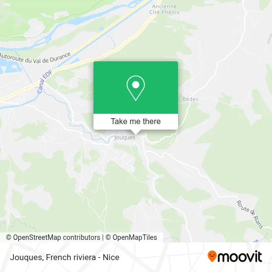 Jouques map