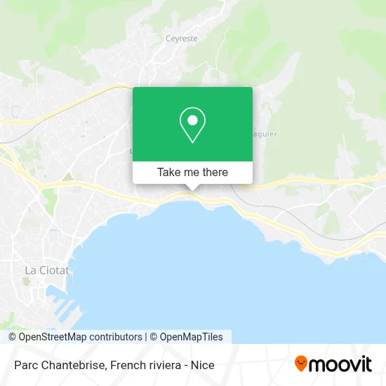 Parc Chantebrise map
