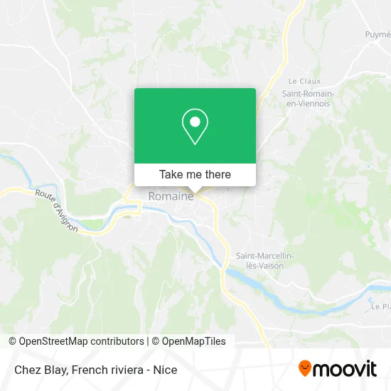 Chez Blay map