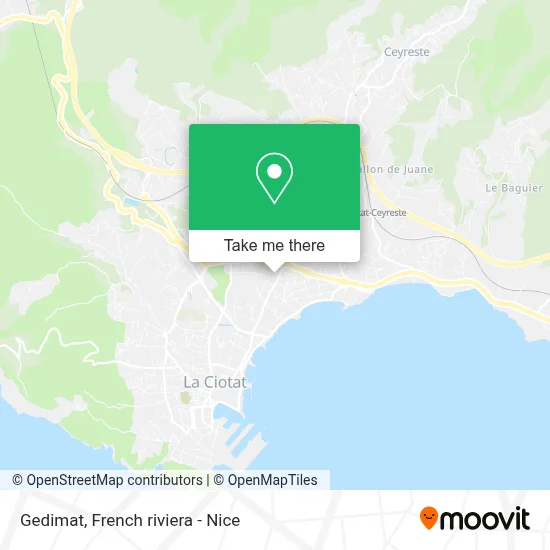 Gedimat map