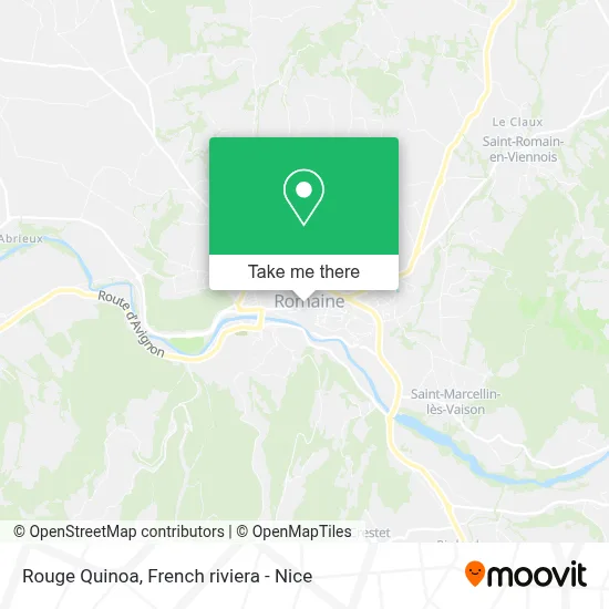 Rouge Quinoa map