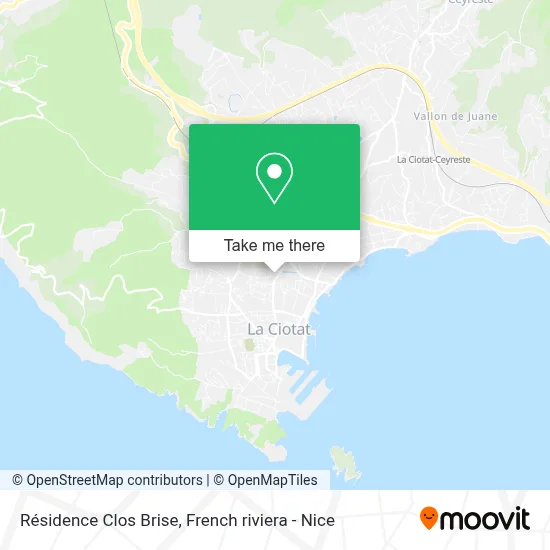 Résidence Clos Brise map