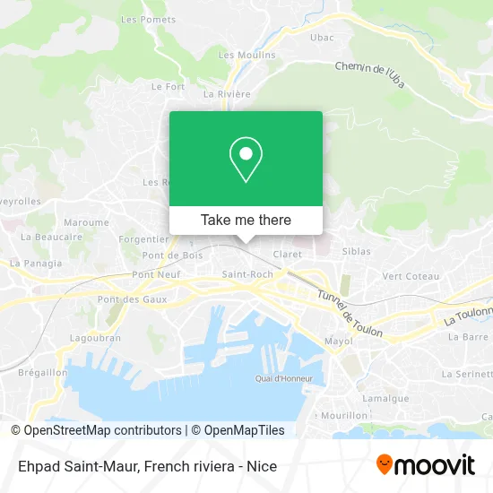 Ehpad Saint-Maur map