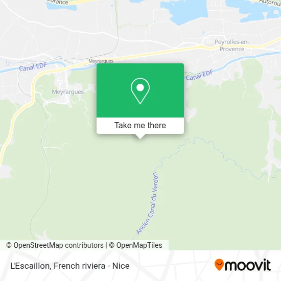 L'Escaillon map