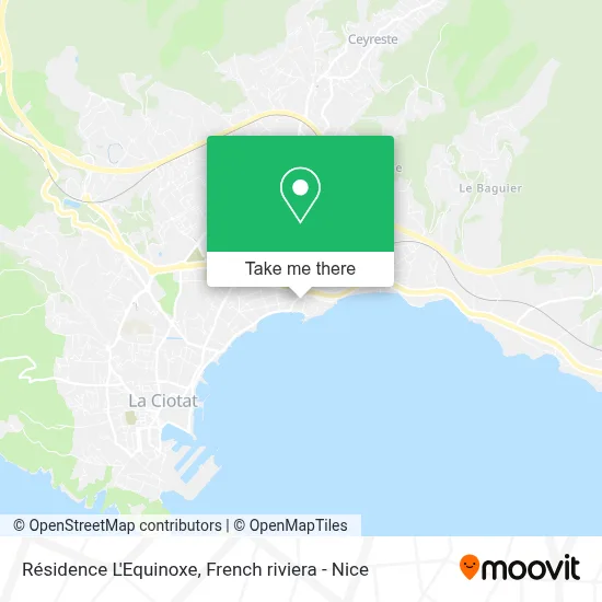 Résidence L'Equinoxe map