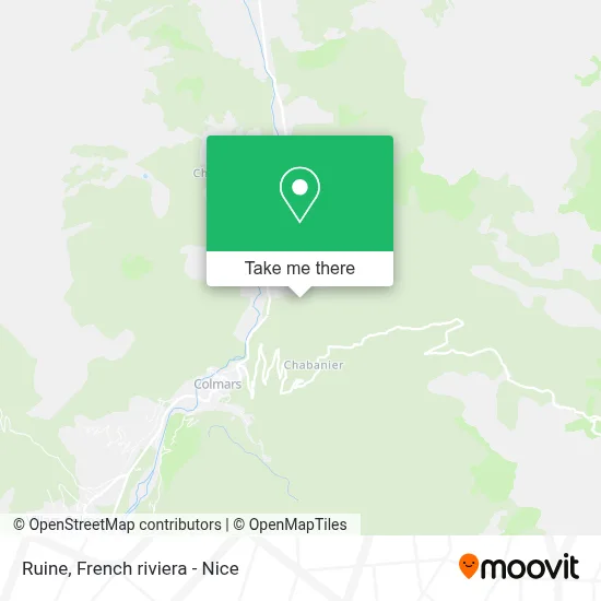 Mapa Ruine