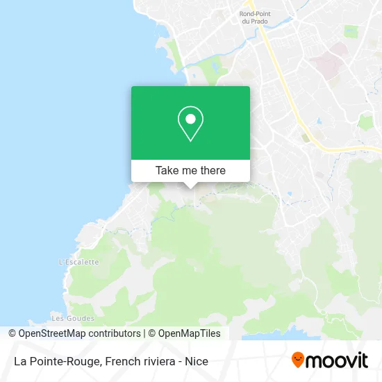 La Pointe-Rouge map