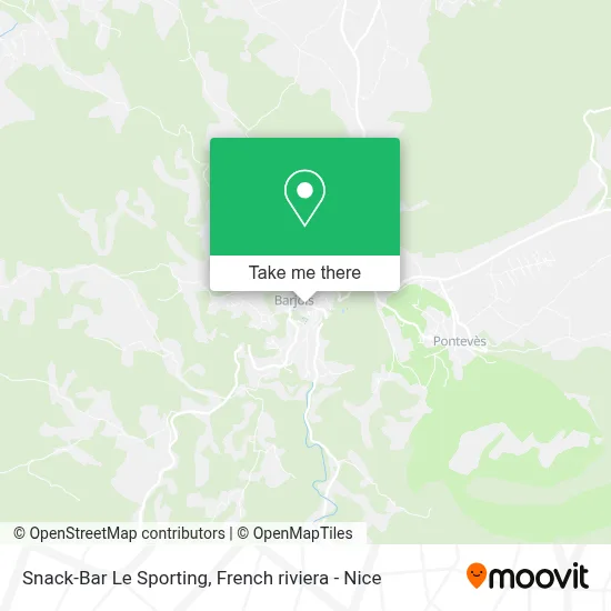 Snack-Bar Le Sporting map