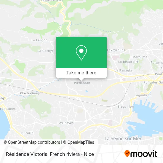 Résidence Victoria map