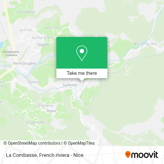 La Combasse map