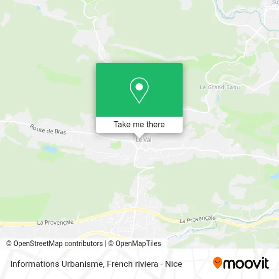 Informations Urbanisme map