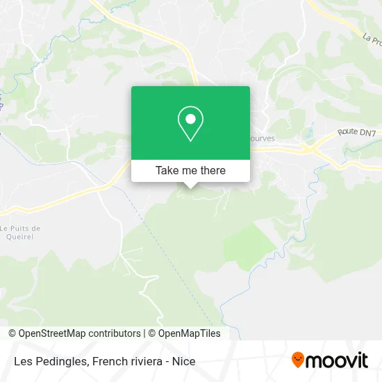 Les Pedingles map